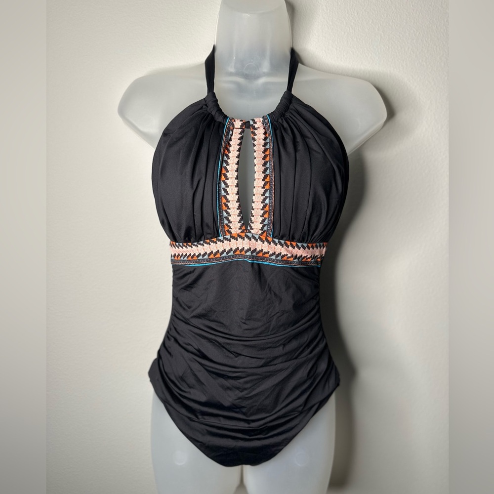 NWTS Kenneth Cole BoHo Vibe 1pc. Swimsuit Size S